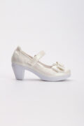 Krem Kız Çocuk Ortopedik Topuklu Ayakkabı - Image 5
