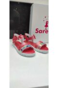 Ortopedik Suni Deri Nar Çiçeği Sandalet (BİR NUMARA BÜYÜK ALINIZ)