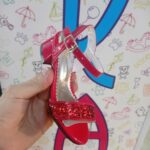 Kız Çocuk Topuklu Kırmızı Açık Abiye Ayakkabı